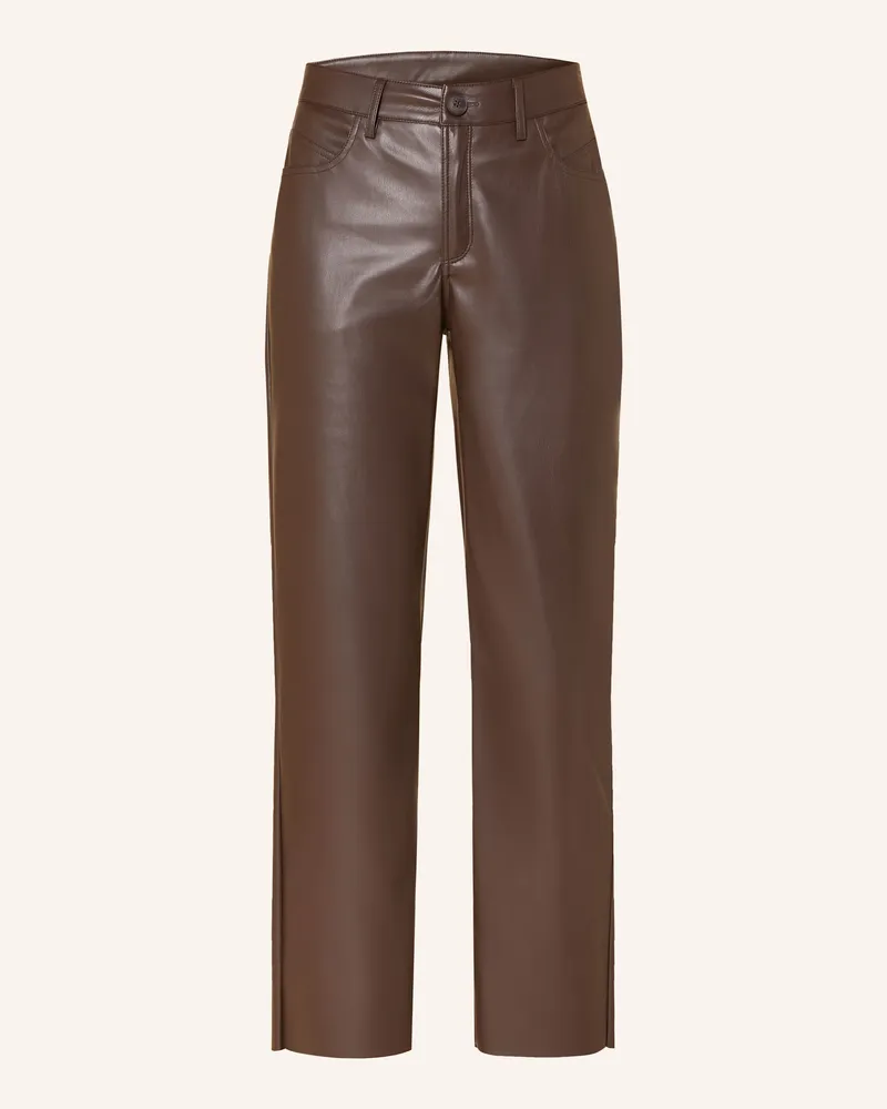 someday. Coated Jeans CARILE Dunkelbraun
