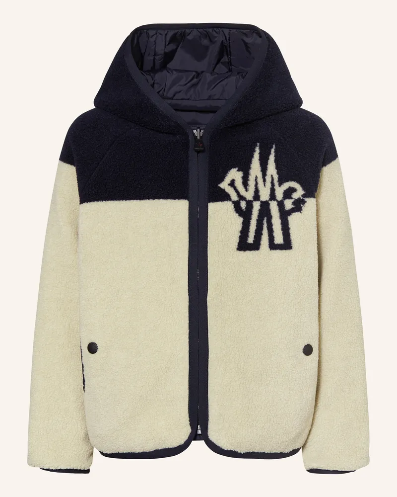 Moncler Teddyfell-Jacke Beige