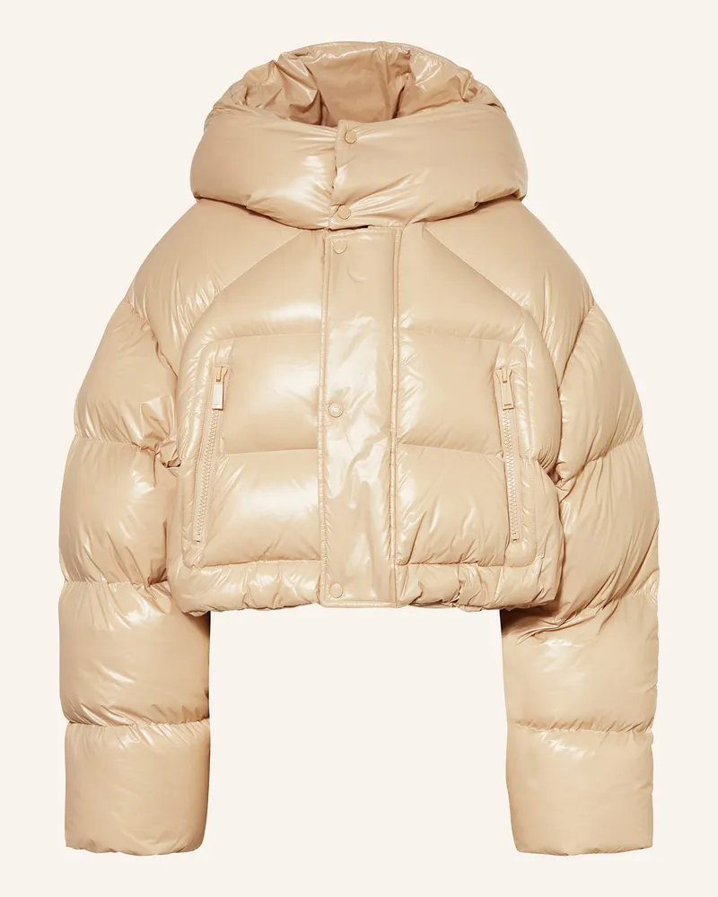 Dsquared2 Cropped-Daunenjacke Beige