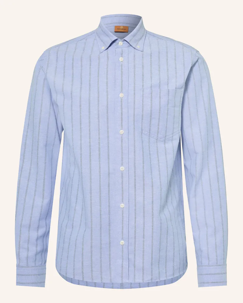 Mos Mosh Hemd Mmgmarco Comfort Fit blau Hellblau