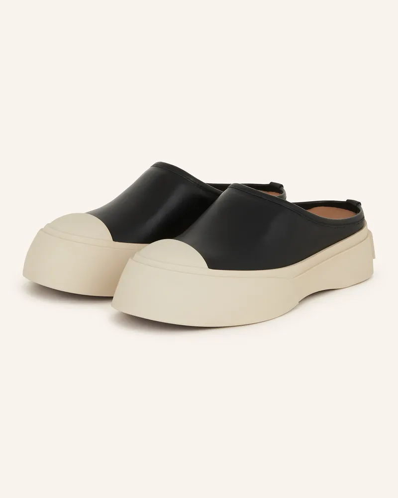 Marni Plateau-Pantoletten schwarz Schwarz