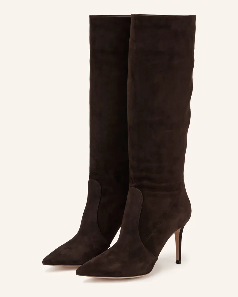 Gianvito Rossi Stiefel Hansen braun Braun