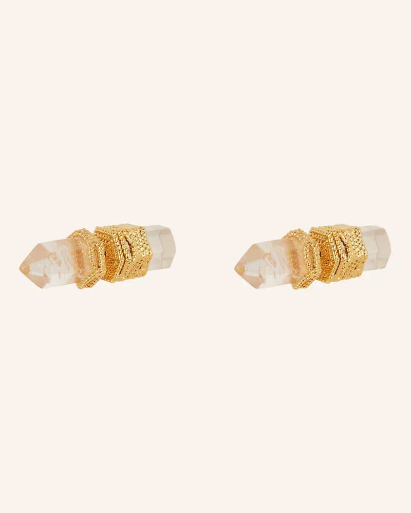 Zimmermann Ohrstecker CRYSTAL QUARTZ STUDS Weiss