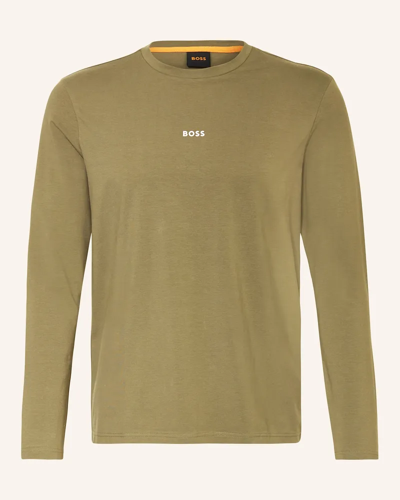 HUGO BOSS Longsleeve TCHARK Oliv