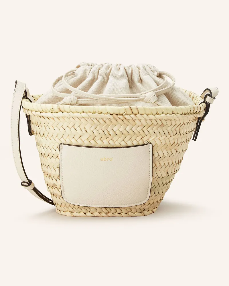 Abro Umhängetasche GEMMA XS Creme