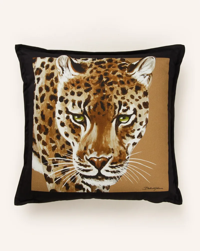 Dolce & Gabbana Casa Dekokissen Hellbraun