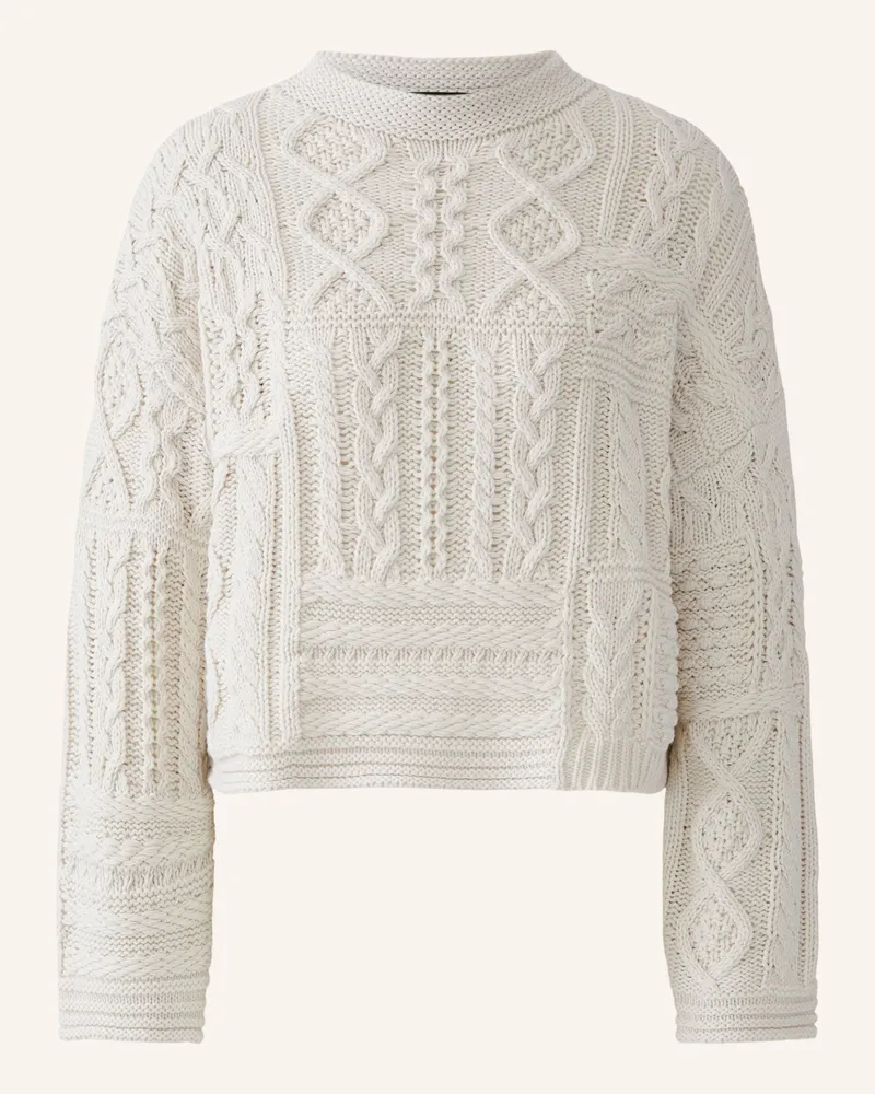Oui  Pullover weiss Beige