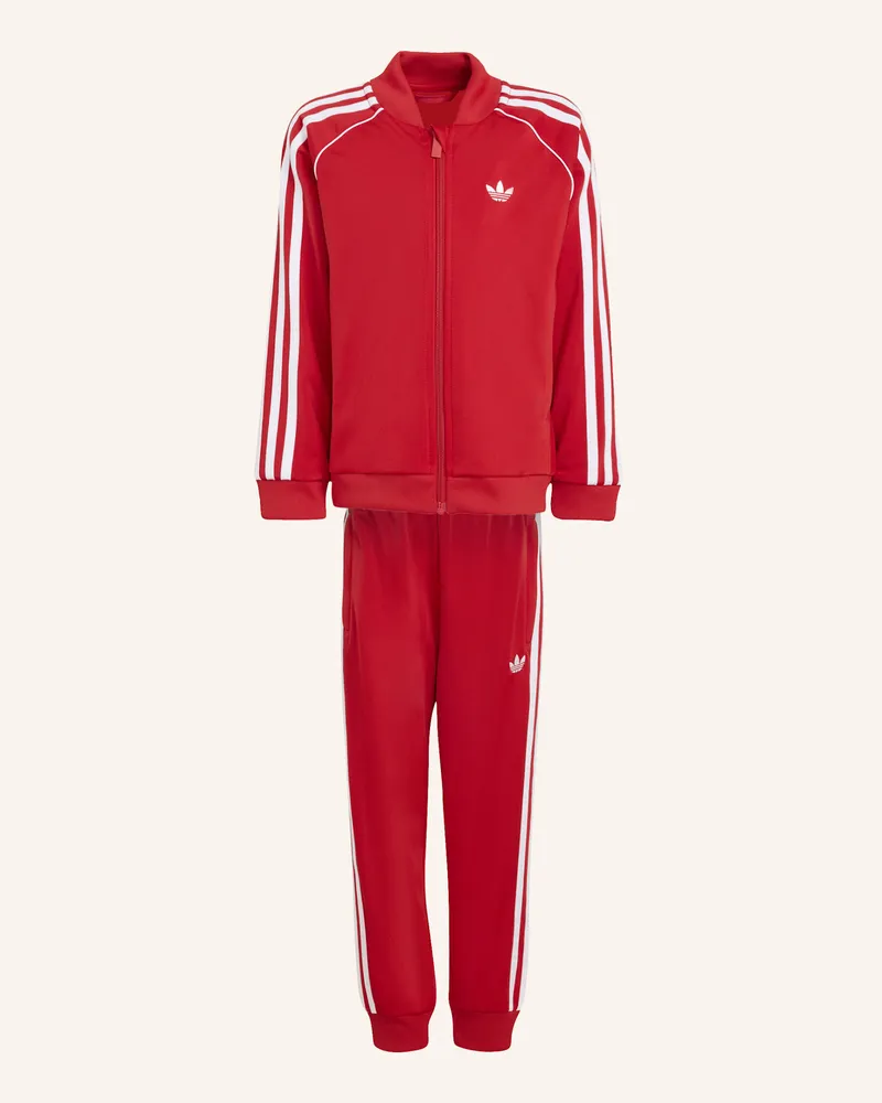 adidas SST TRAININGSANZUG Rot