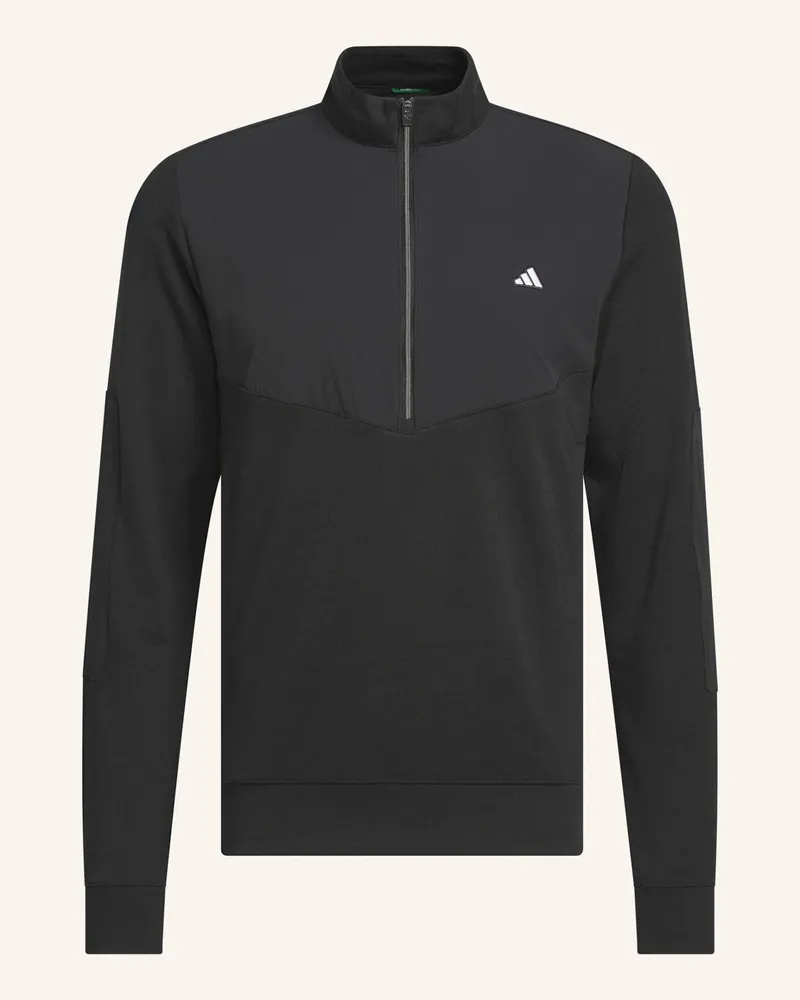 adidas ultimate365+ Course Control Hybrid Quarter-Zip Sweatshirt schwarz Schwarz