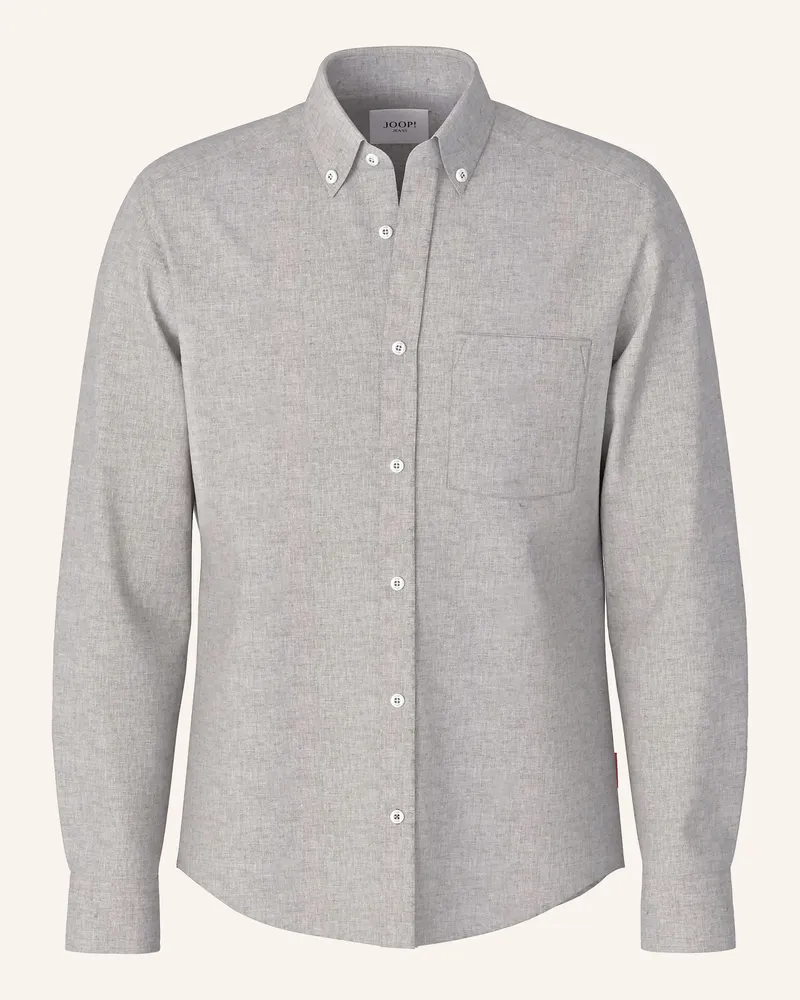 JOOP! Hemd HALI Regular Fit mit Leinen Hellgrün