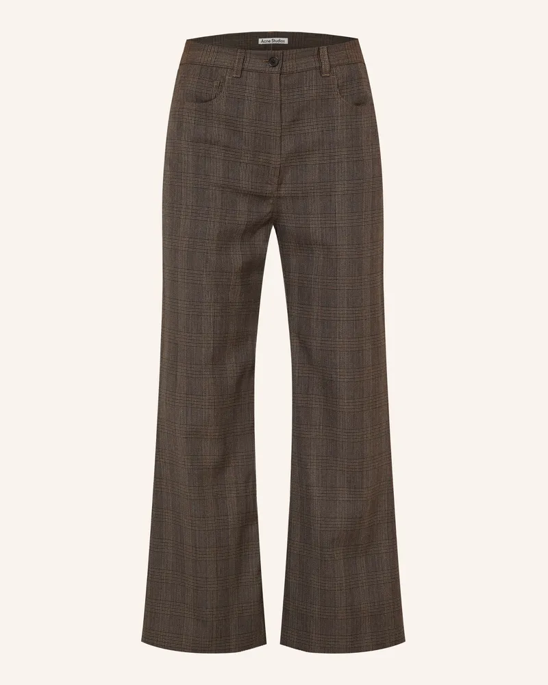 Acne Studios Marlenehose braun Dunkelbraun
