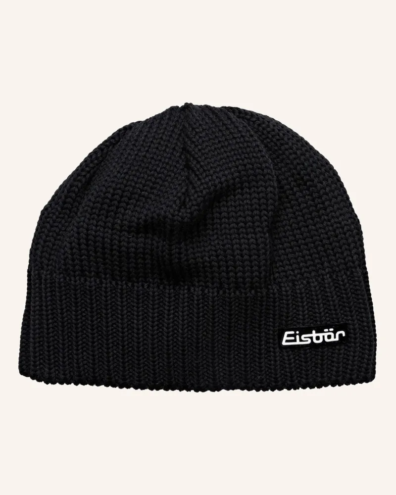 Eisbär Mütze Trop schwarz Schwarz