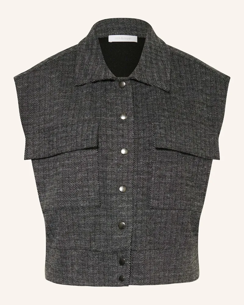 Rich&Royal Weste Grau