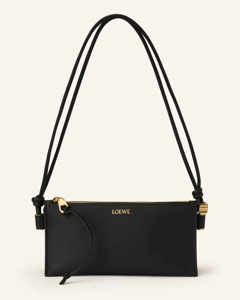 Loewe Clutch Glim schwarz Schwarz