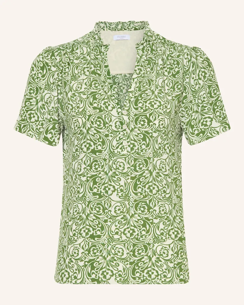 HOBBS London Blusenshirt Tania Mit Rüschen gruen Hellgelb