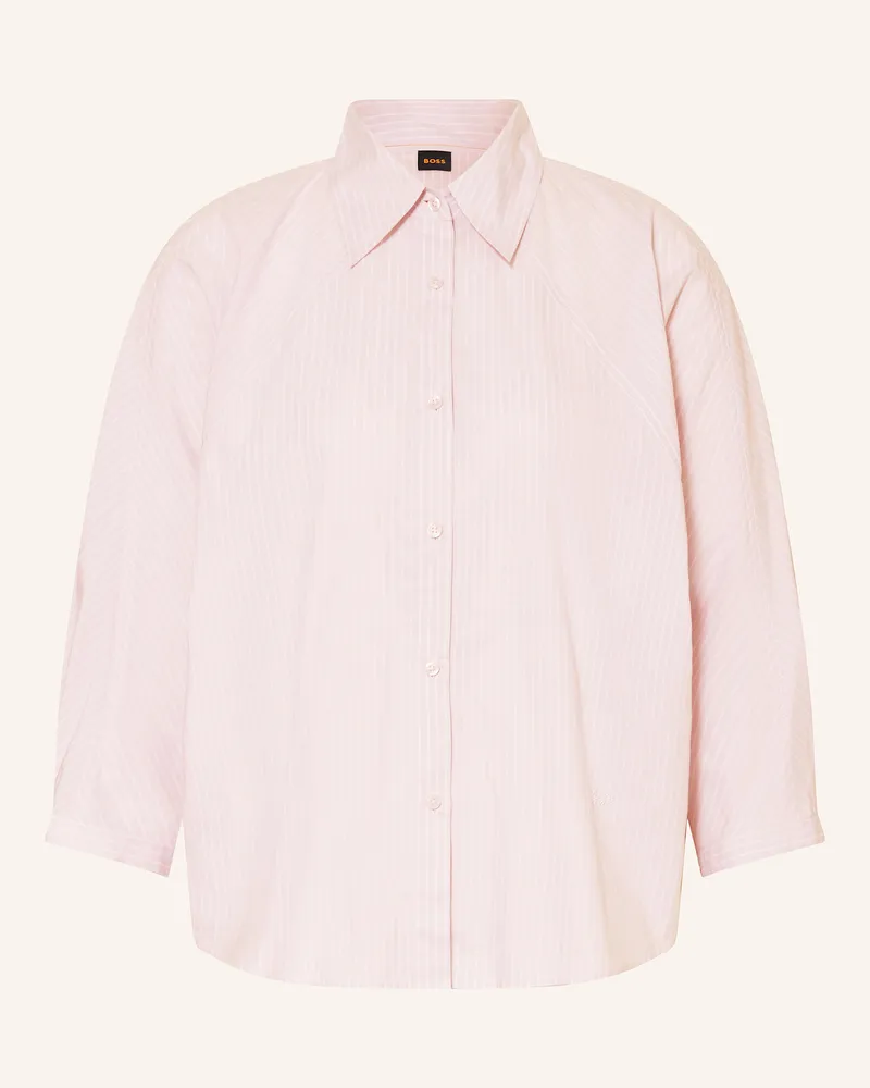 HUGO BOSS Hemdbluse Belenta Mit 3/4-Arm lila Helllila