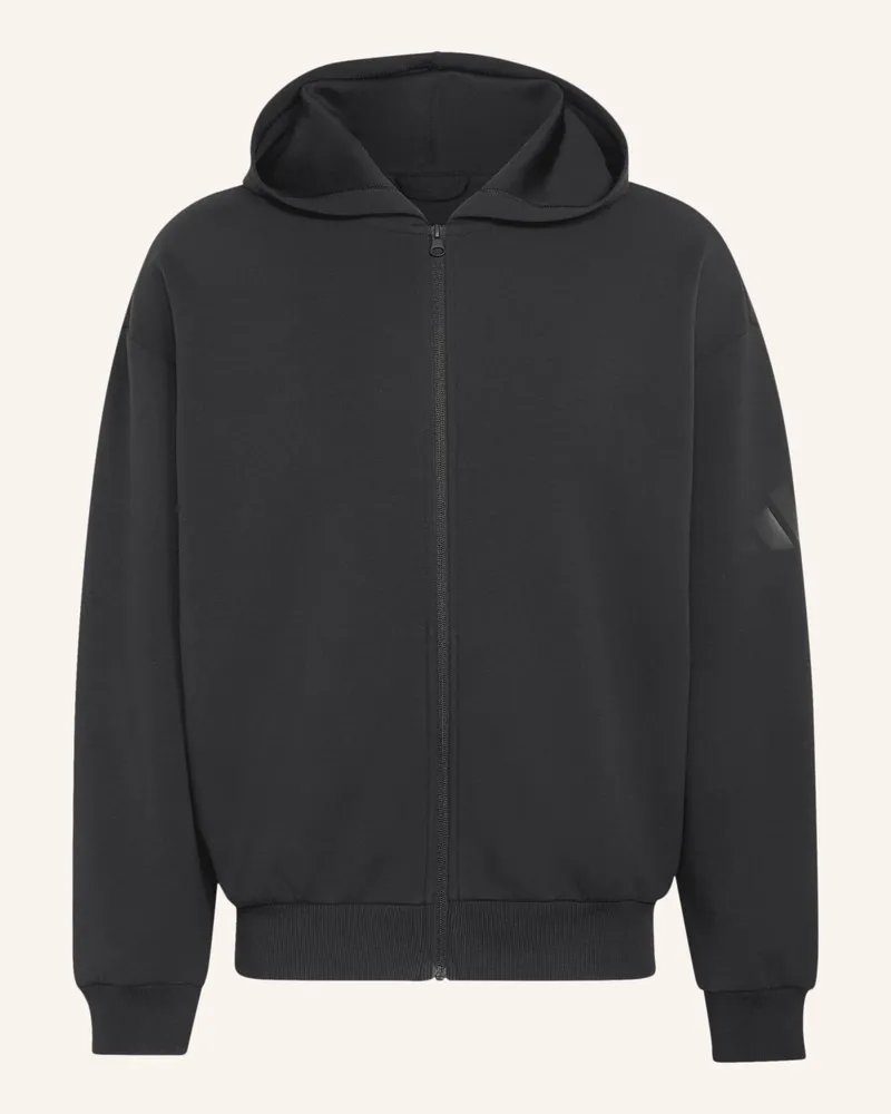 adidas Sweatjacke Soft Lux schwarz Schwarz