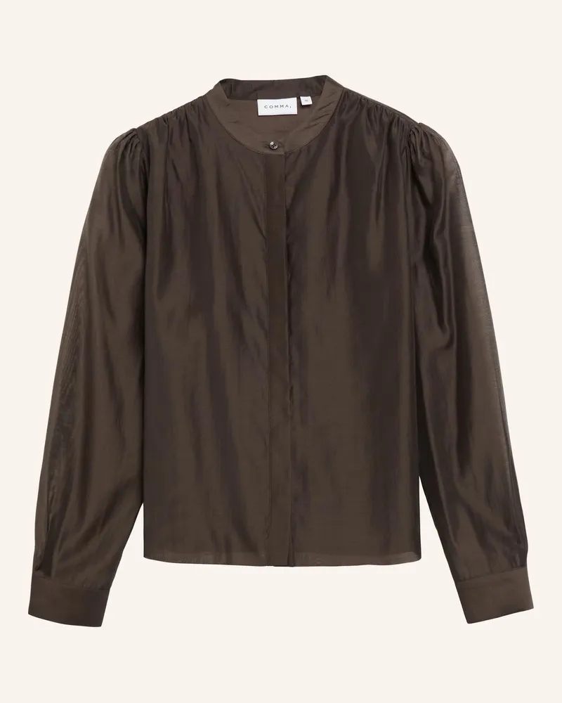 COMMA Bluse braun Braun
