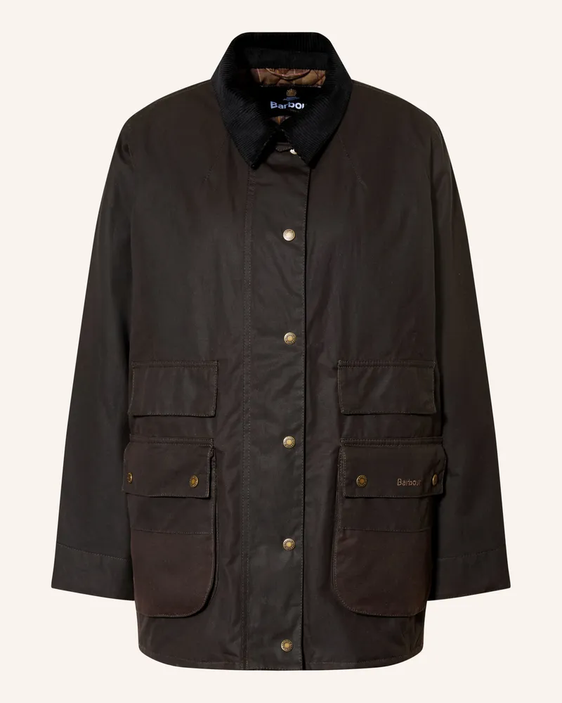 Barbour Fieldjacket Border braun Dunkelbraun