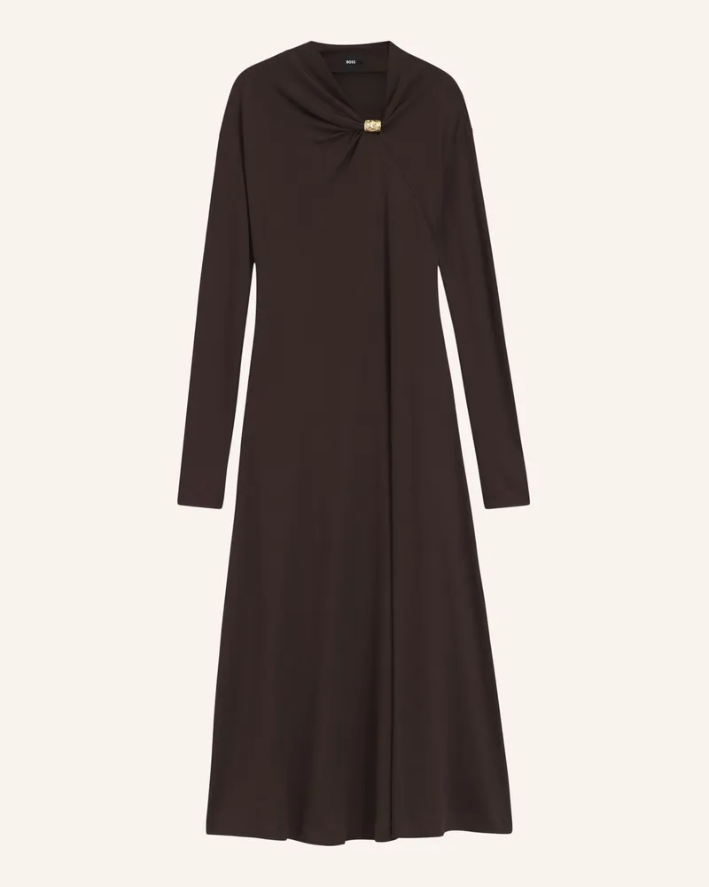 HUGO BOSS Jersey-Kleid Evonya Regular Fit braun Braun