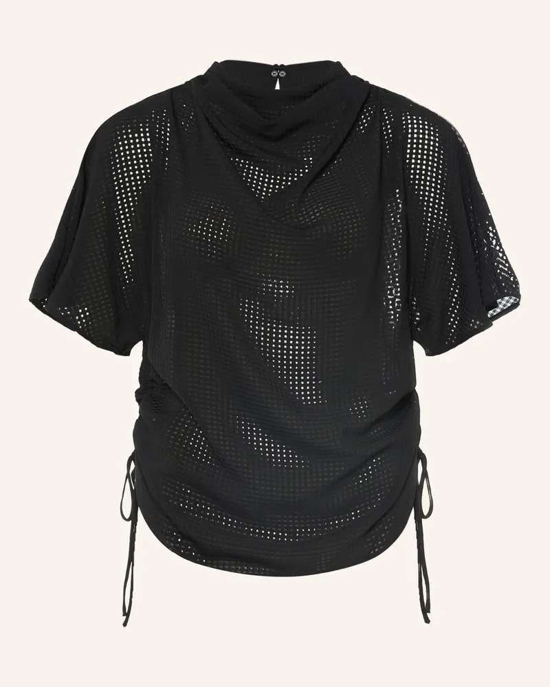 AllSaints Blusenshirt Leslie schwarz Schwarz