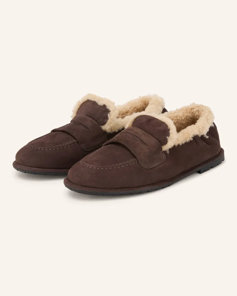 POMME D'OR Penny-Loafer Mia braun Dunkelbraun