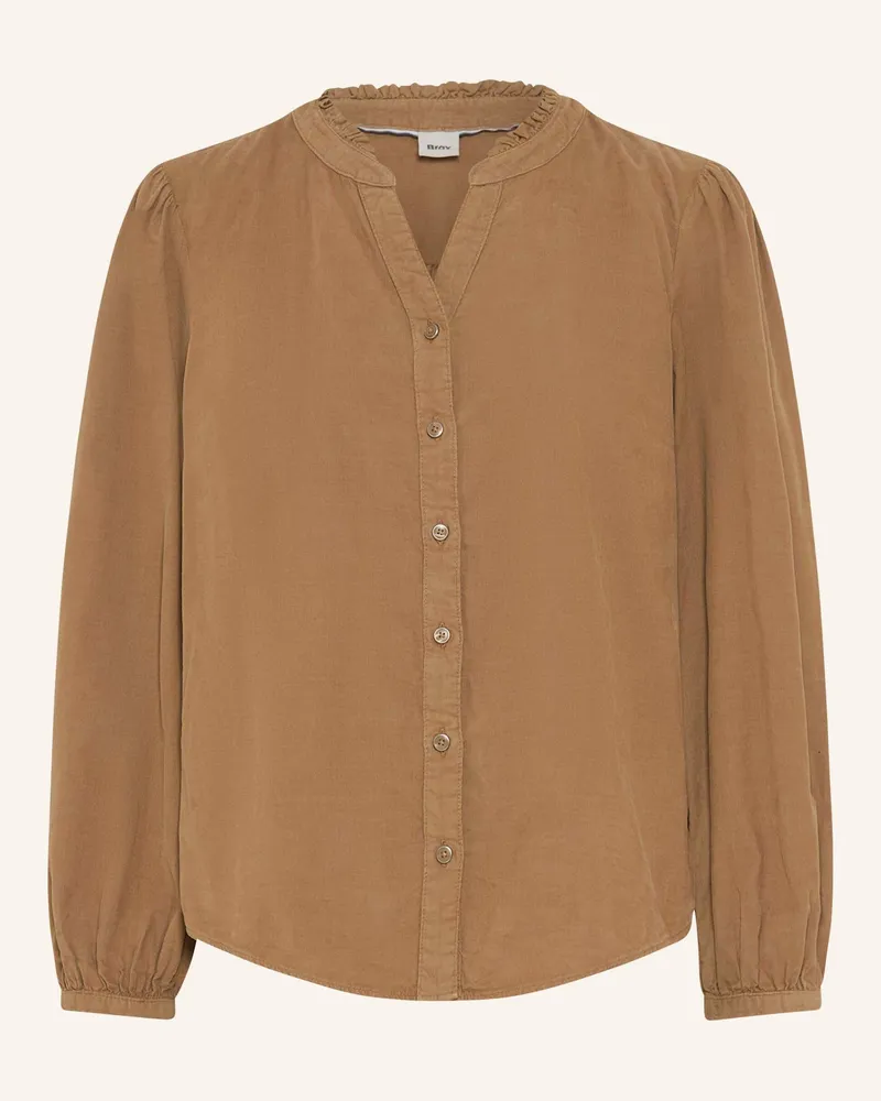 Brax Cordbluse Violet beige Beige