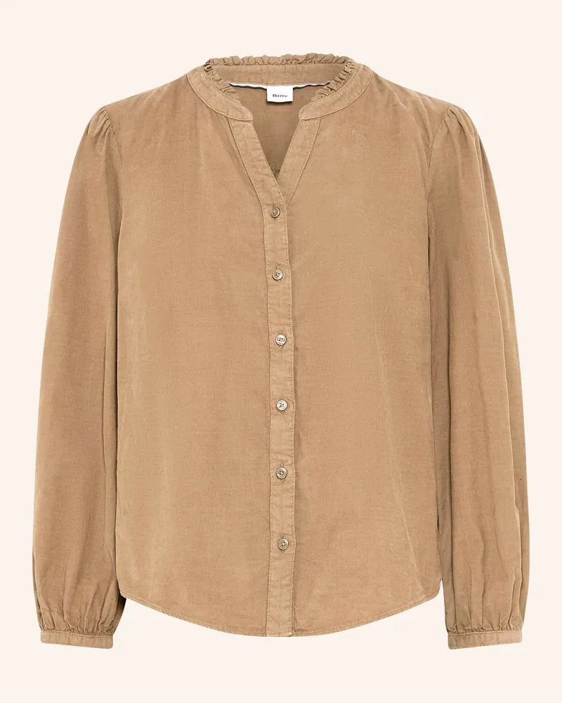 Brax Cordbluse Violet beige Beige