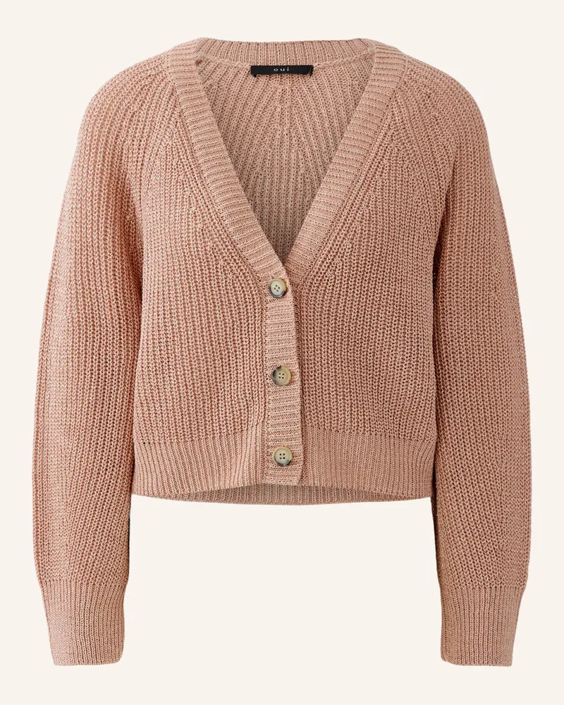 Oui  Strickjacke Rosa