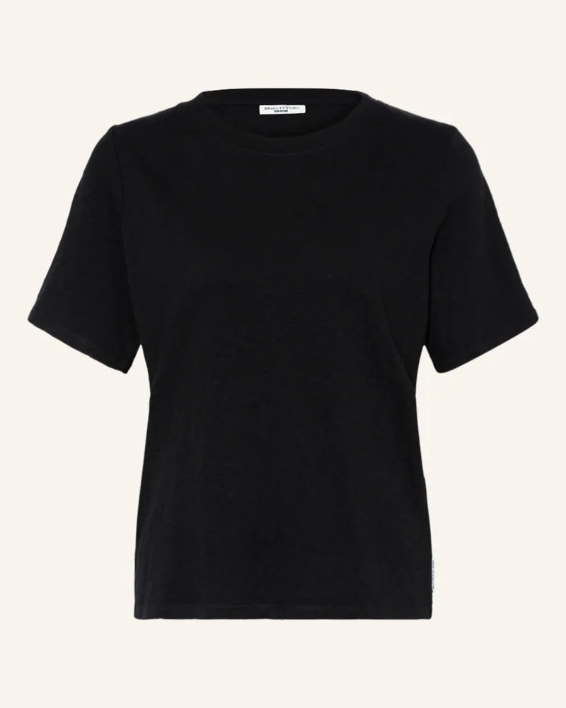 Marc O'Polo T-Shirt schwarz Schwarz