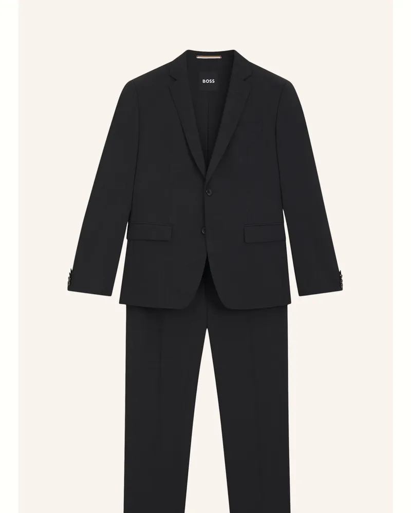 HUGO BOSS Business Anzug H-HUGE-2PCS-224 Slim Fit Dunkelgrau