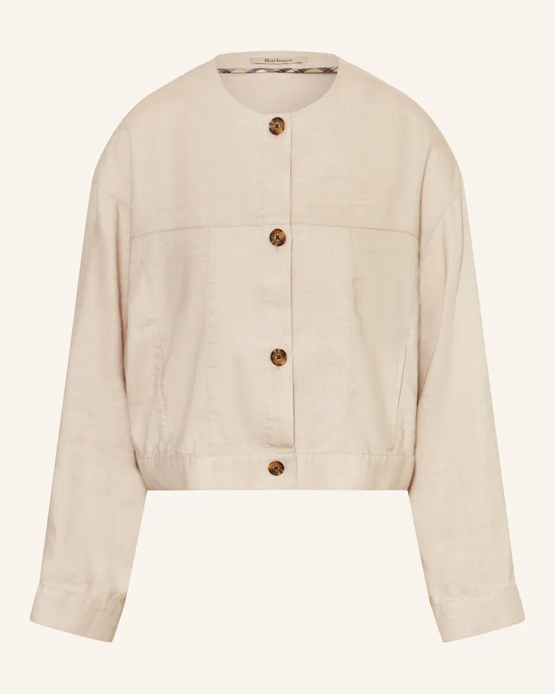 Barbour Kastenjacke Gabby Mit Leinen beige Beige