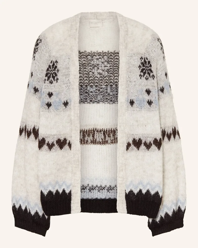 Milano Italy Strickhülle Hellgrau