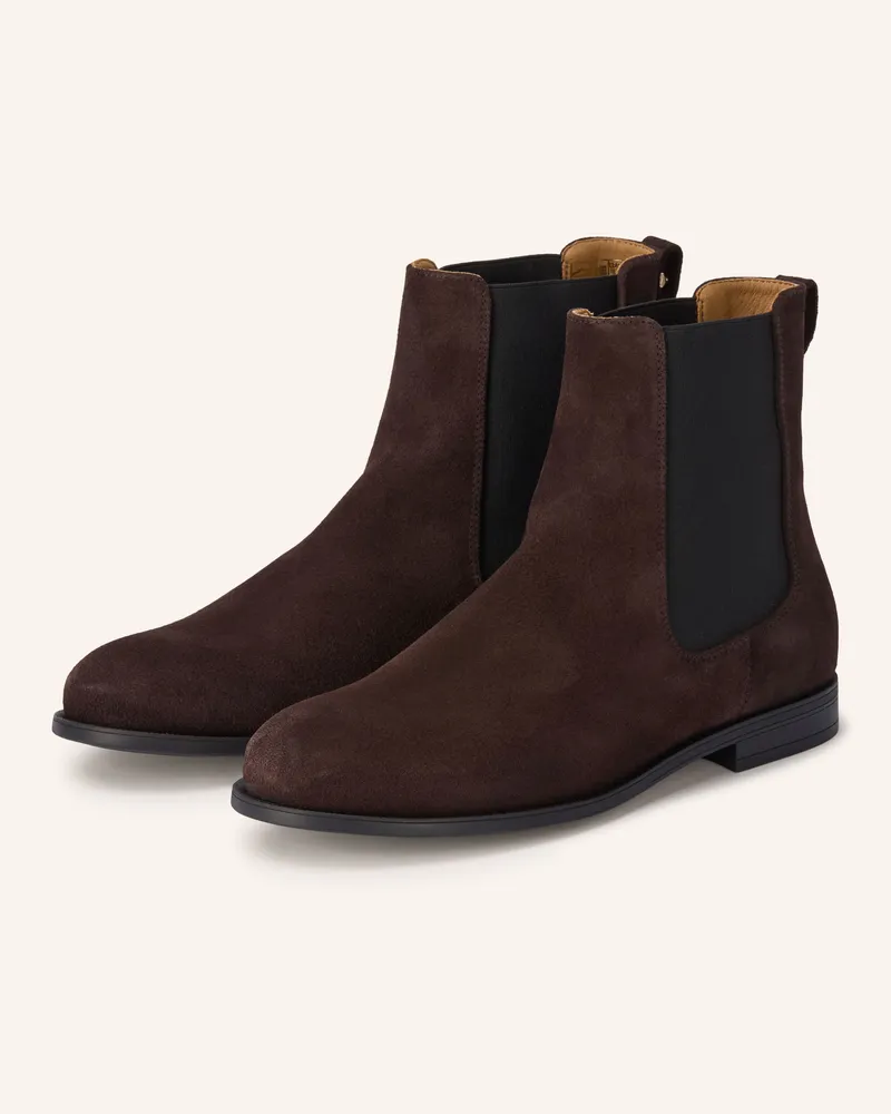 HUGO BOSS Chelsea-Boots Lycia braun Dunkelbraun