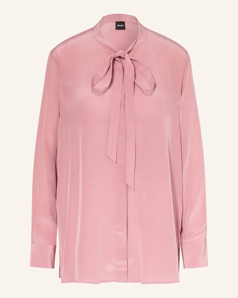 HUGO BOSS Schluppenbluse BRYON aus Seide Pink