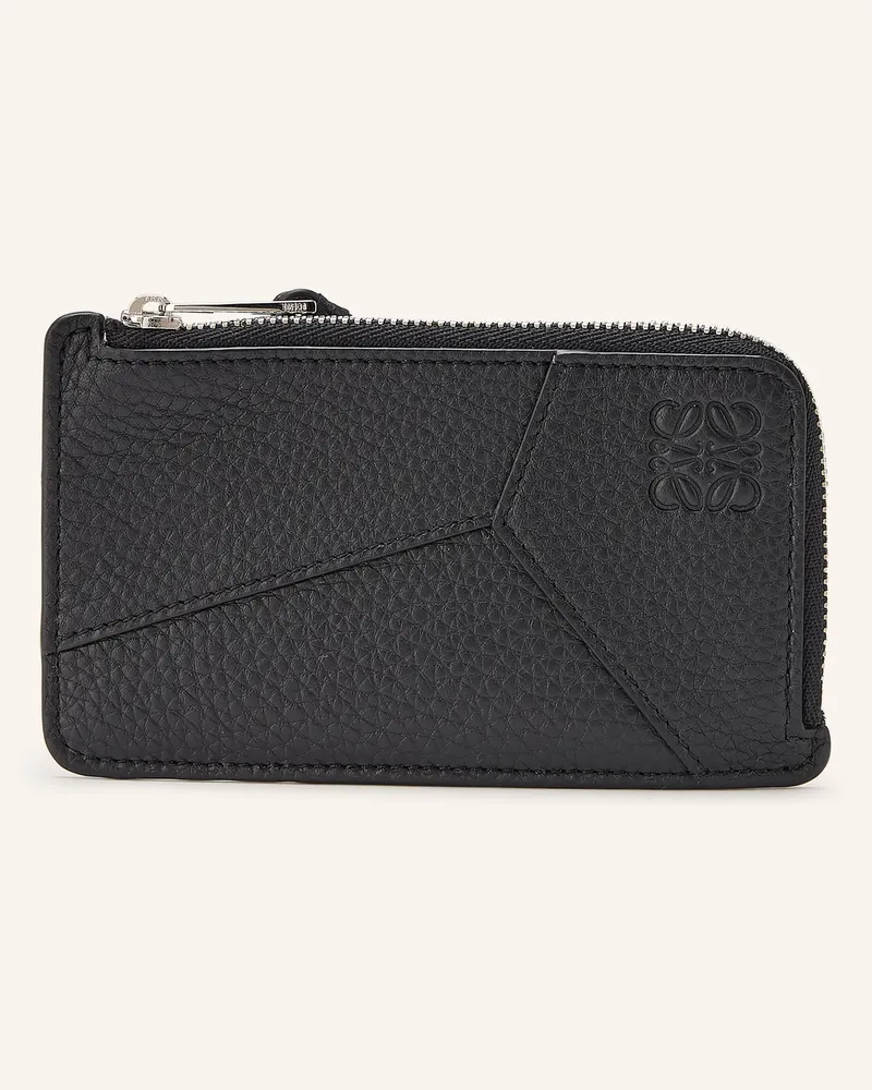 Loewe Kartenetui PUZZLE EDGE Schwarz