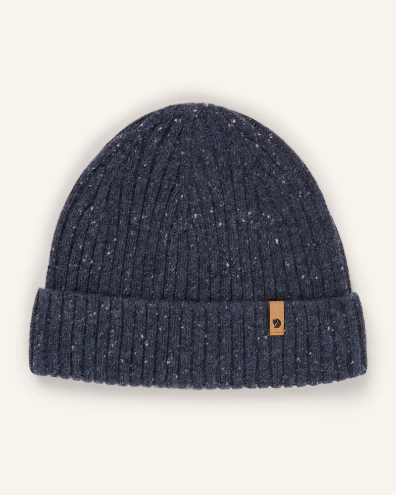 Fjäll Räven Mütze Övik Neps blau Blau