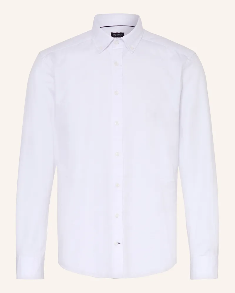 Strokesman's Hemd Regular Fit Weiss