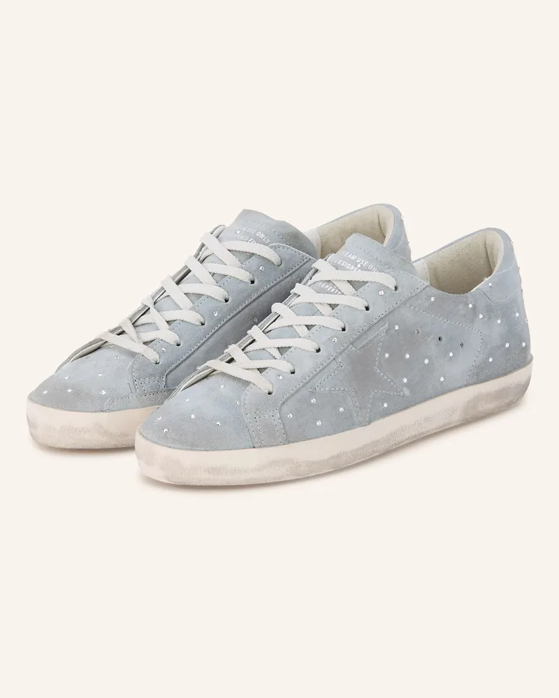 Golden Goose Sneaker SUPER-STAR Blaugrau
