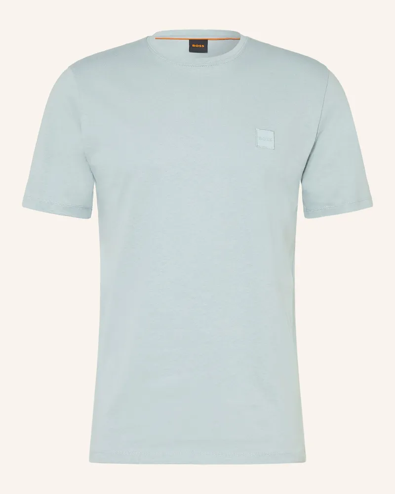 HUGO BOSS T-Shirt Tales grau Blaugrau