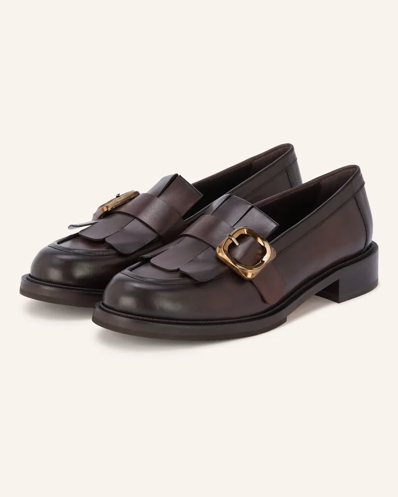 Pertini Loafer braun Dunkelbraun