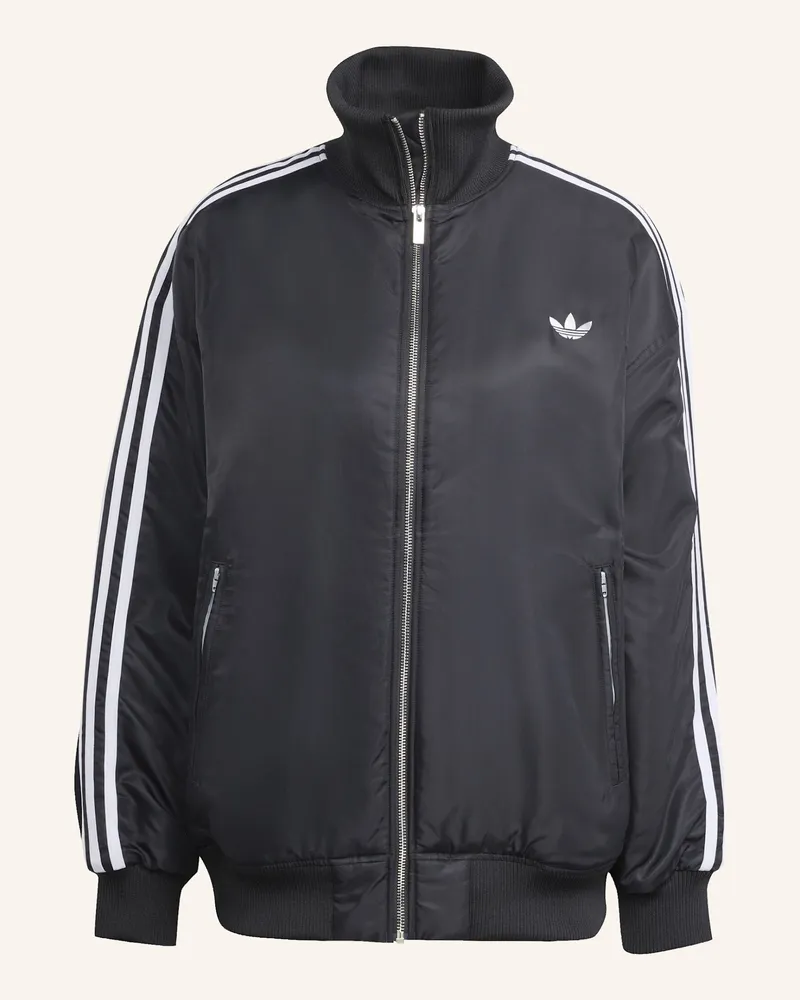 adidas FIREBIRD OVERSIZED BOMBERJACKE Schwarz