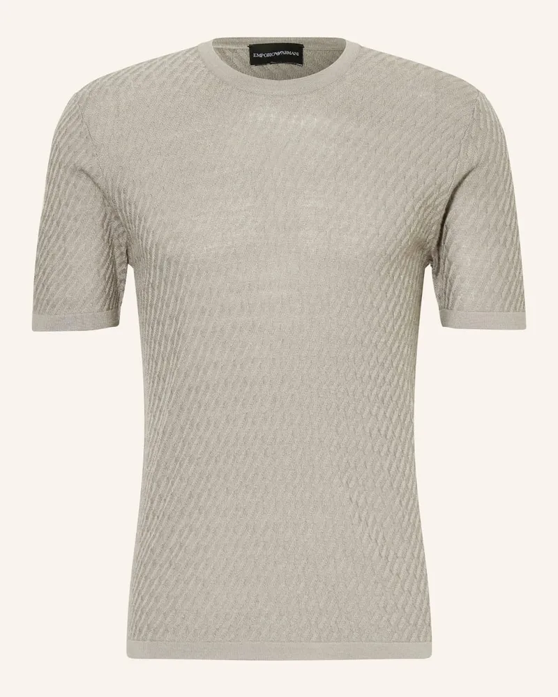 Emporio Armani Strickshirt Grau