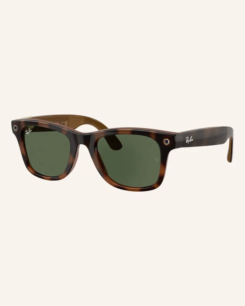Ray Ban Smart Glasses rw4011 Meta Wayfarer braun Havana