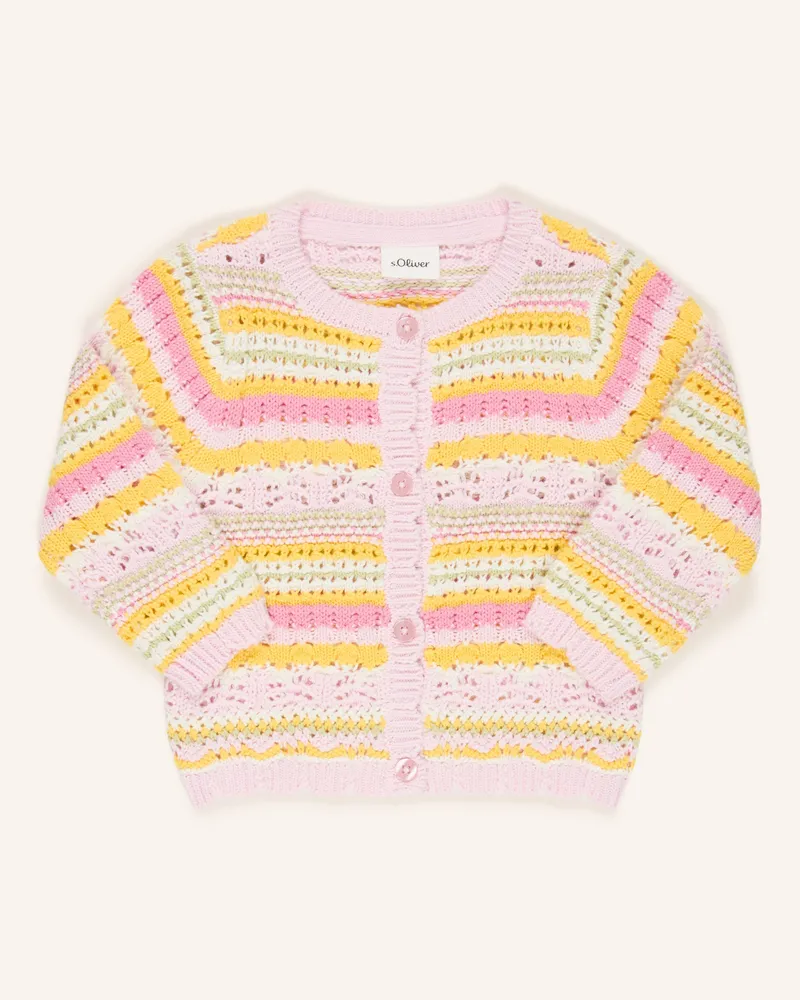 S.Oliver Strickjacke Gelb