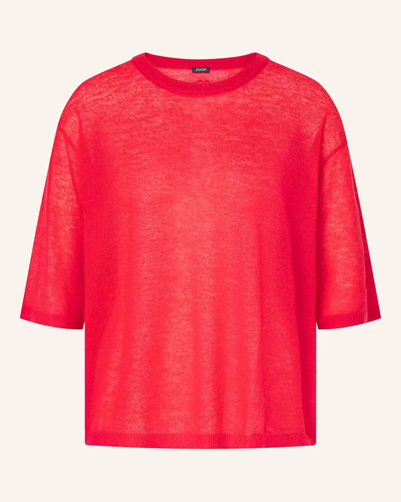 JOOP! Pullover KILLA mit Mohair und 3/4-Arm Rot