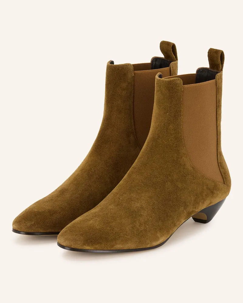 Le Monde Béryl Chelsea-Boots beige Cognac
