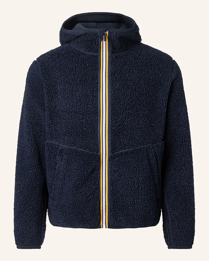 K-Way Funktionsjacke Jack Sherpa Polar Double Zum Wenden blau Dunkelblau