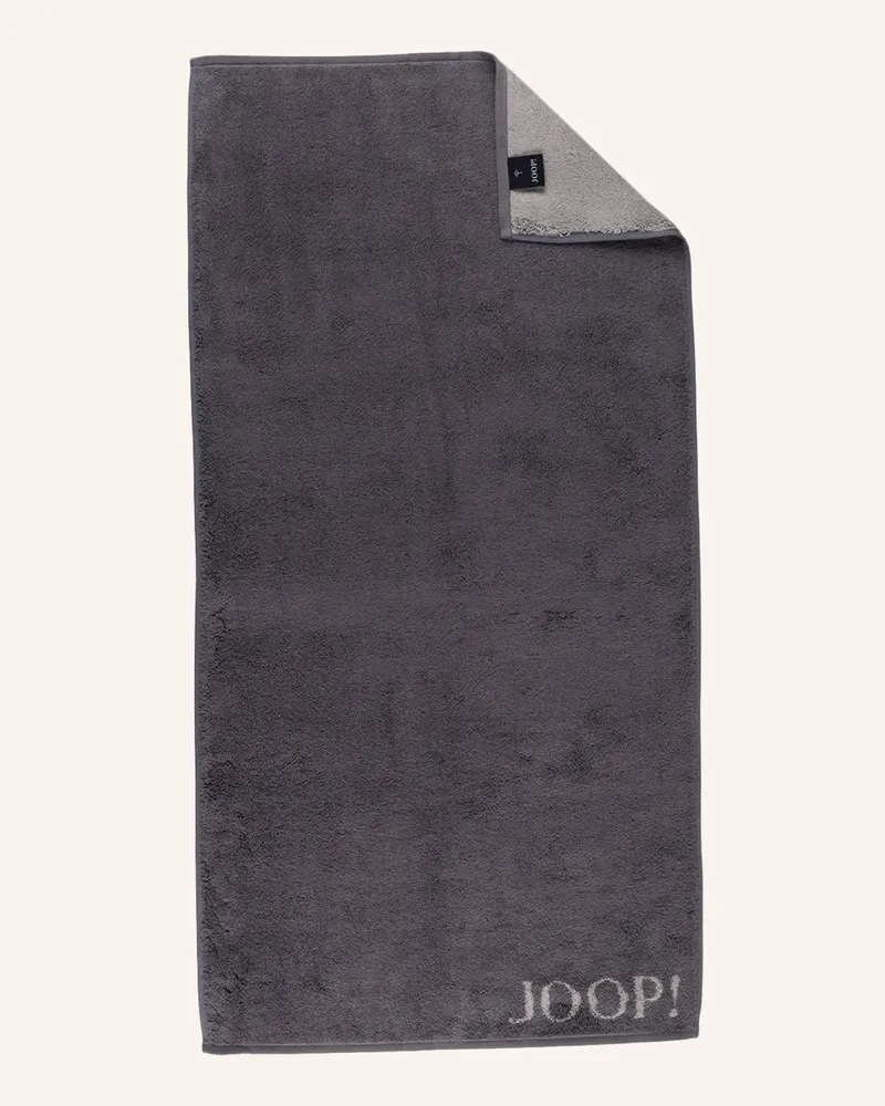 JOOP! Handtuch Classic Doubleface grau Anthrazit