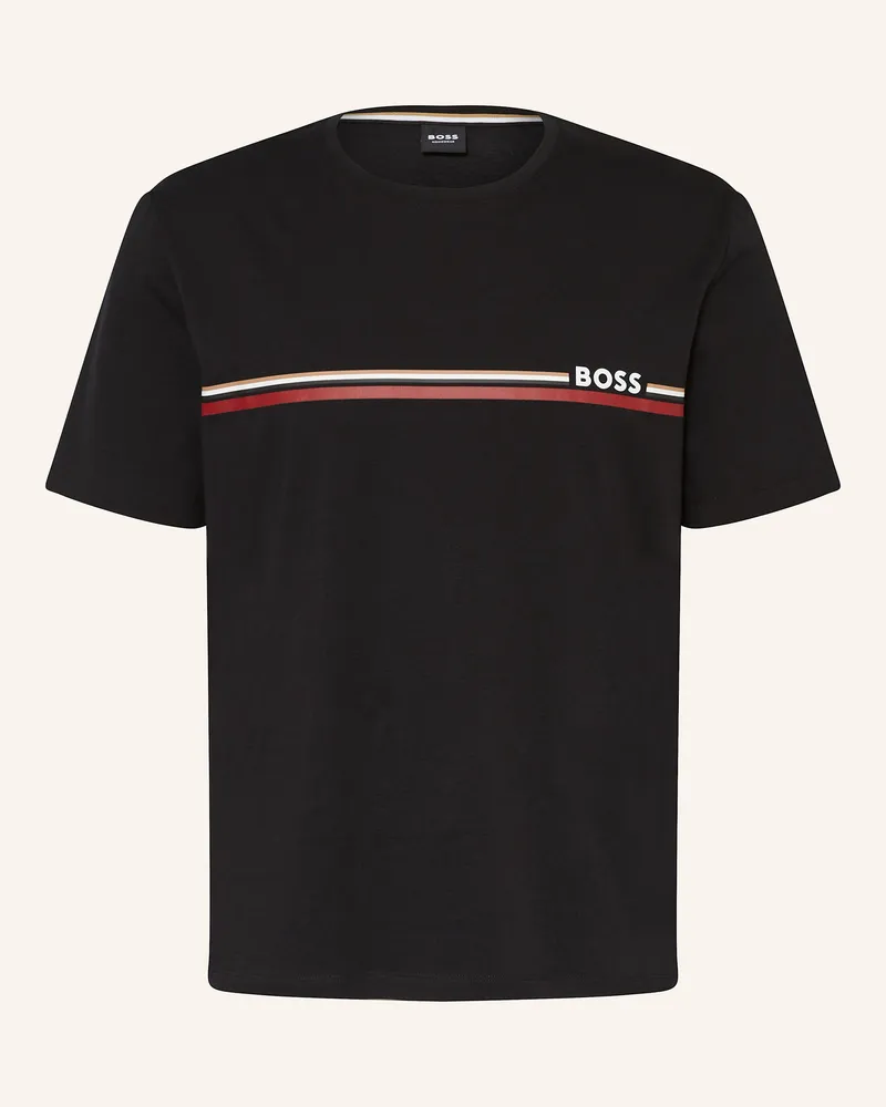 HUGO BOSS Schlafshirt HOLIDAY Schwarz